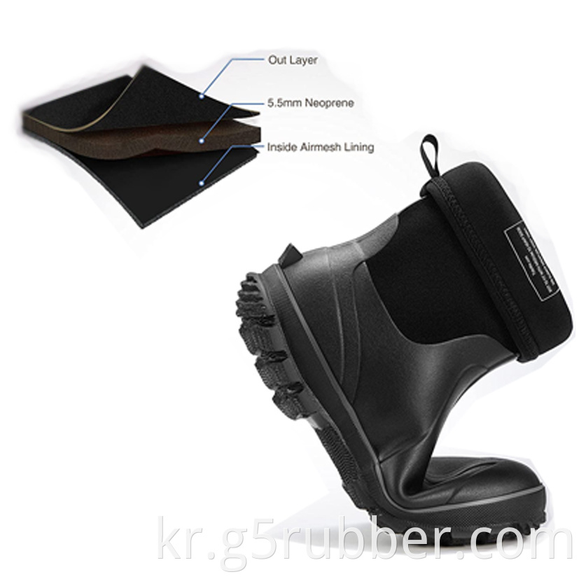 Short Anti Slip Rubber Boots